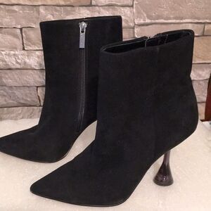 Gianni Bini Black Suede Bootie